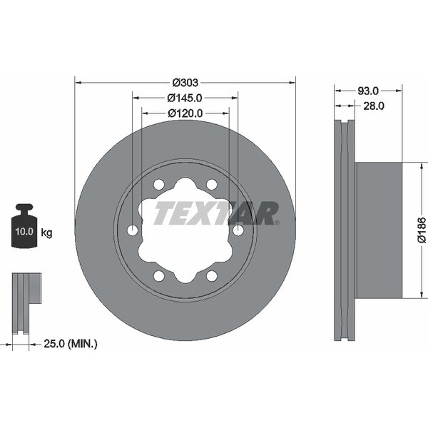 TEXTAR LCV DISCS image