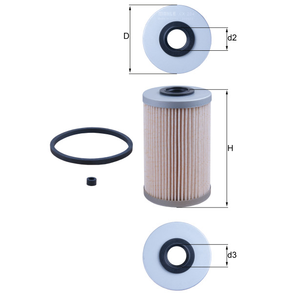 FUEL FILTER - ELEMENT image