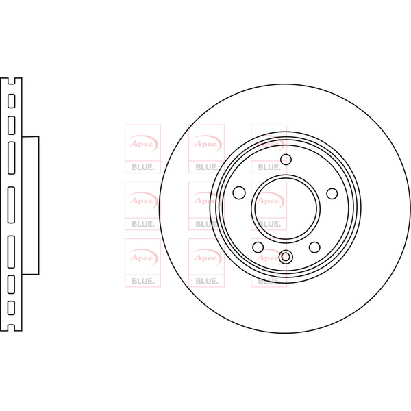 BRAKE DISC (FRONT) (SINGLE) image