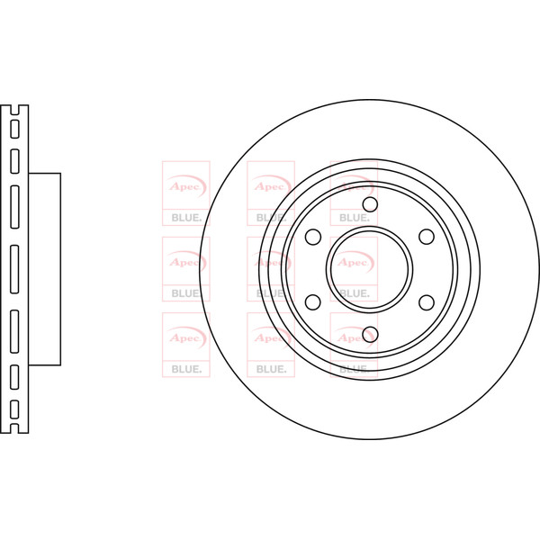 BRAKE DISC (FRONT) (SINGLE) image