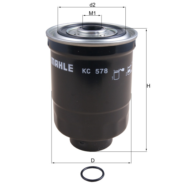 FUEL FILTER - SPIN ON image