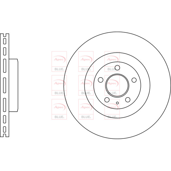 BRAKE DISC (FRONT) (SINGLE) image
