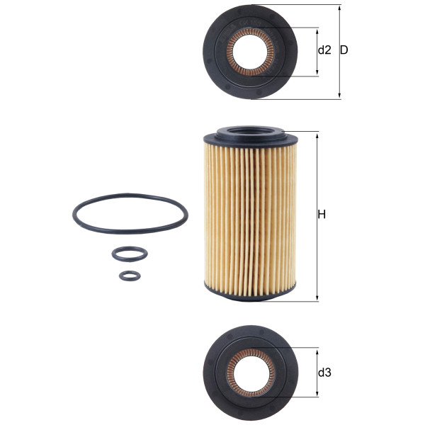 OIL FILTER - ELEMENT image