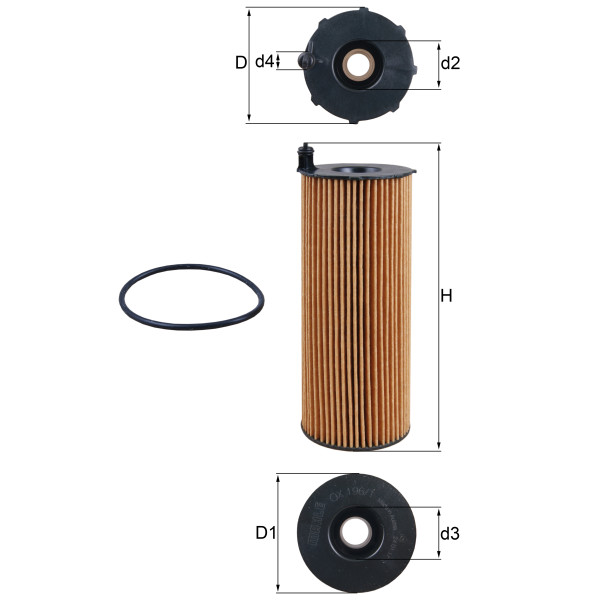 OIL FILTER - ELEMENT image