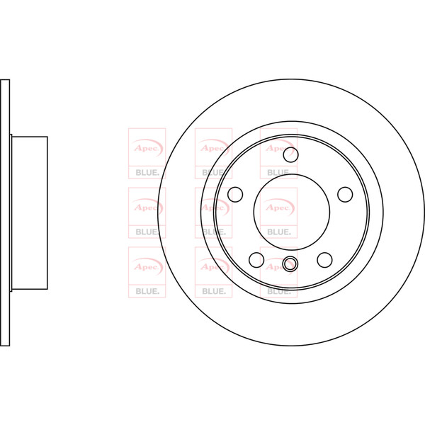 BRAKE DISC (REAR) (SINGLE) image