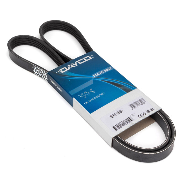 RIBBED POLY VEE AUXILIARY BELT image