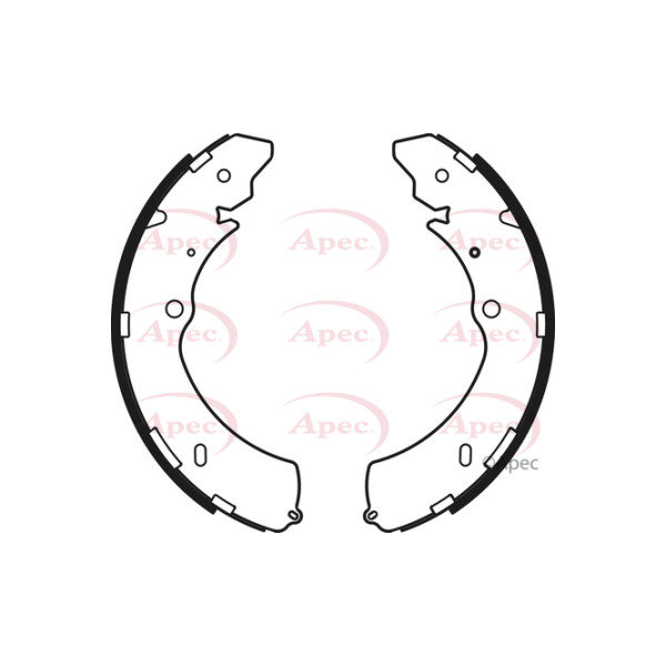 APEC BRAKE SHOES REAR image