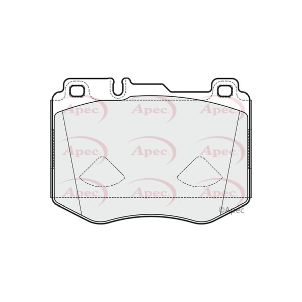 APEC BRAKE PADS (FRONT) (R90) image