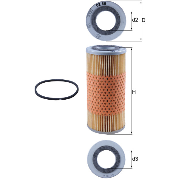 OIL FILTER - ELEMENT image
