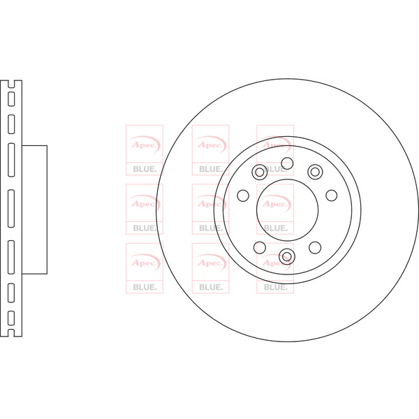 BRAKE DISC (FRONT) (SINGLE) image
