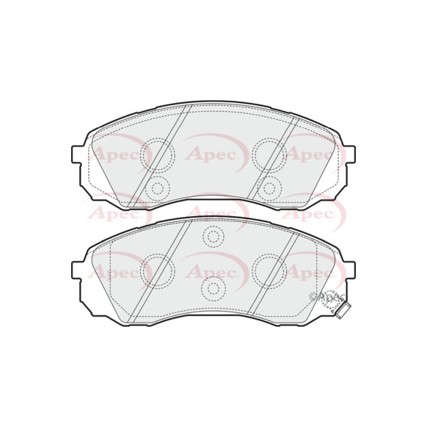 APEC BRAKE PADS (FRONT) (R90) image
