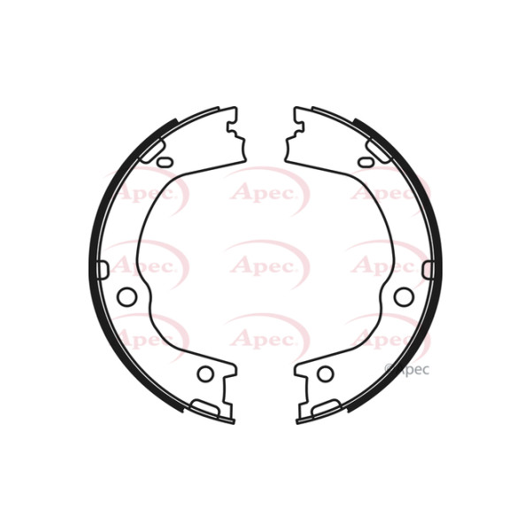 APEC BRAKE SHOES REAR image