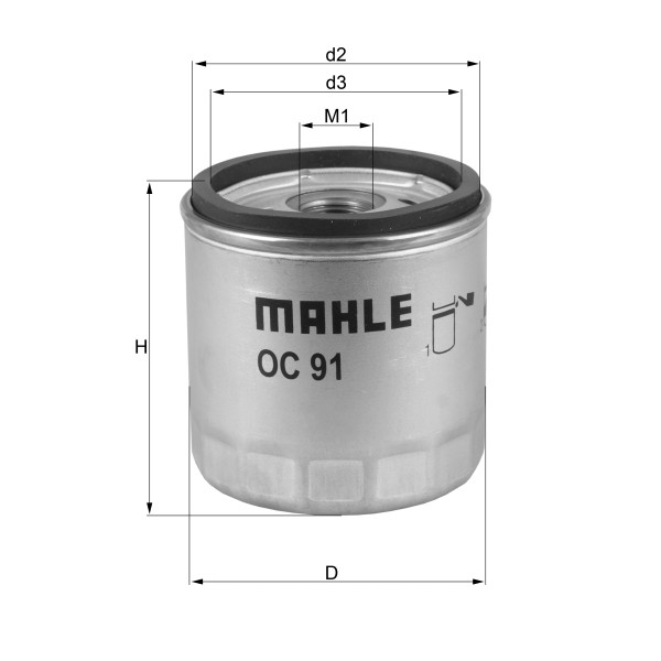 OIL FILTER - SPIN ON image