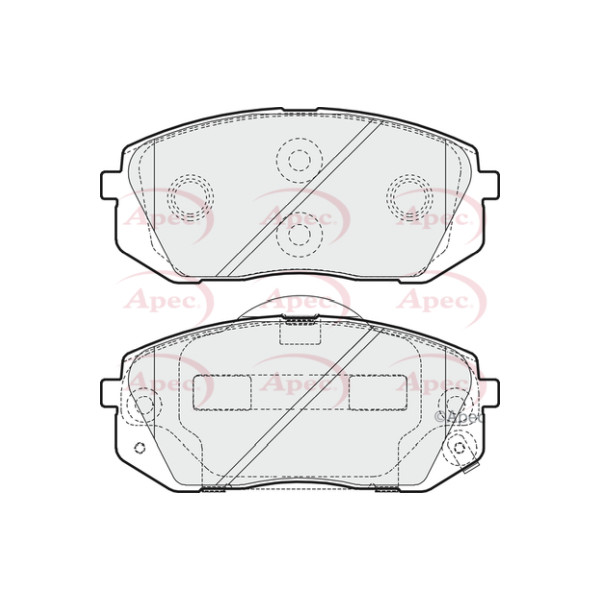 APEC BRAKE PADS (FRONT) (R90) image