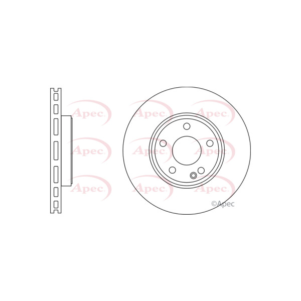 APEC BRAKE DISC (FRONT) (SINGLE) image