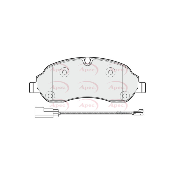 APEC BRAKE PADS (FRONT) (R90) image