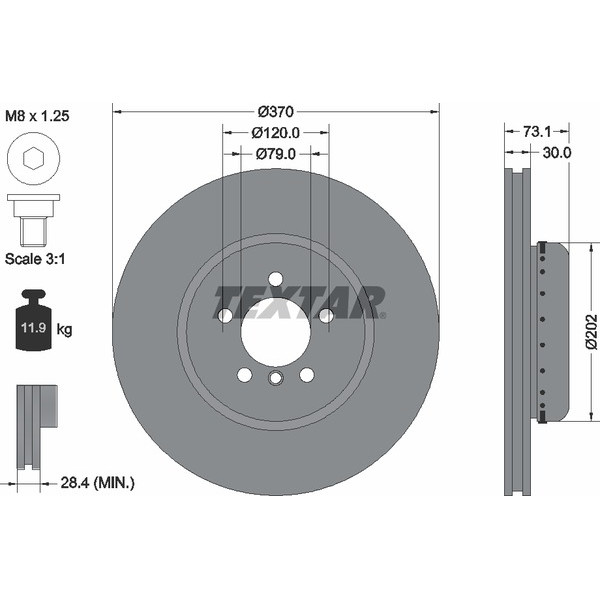 TEXTAR BIMETALLIC DISCS image