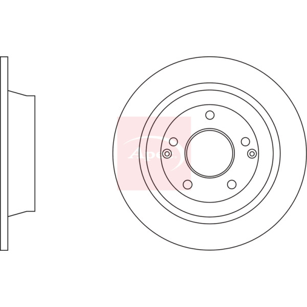 APEC BRAKE DISC (REAR) (SINGLE) image