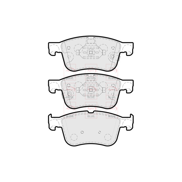 BRAKE PADS (FRONT) (R90) image