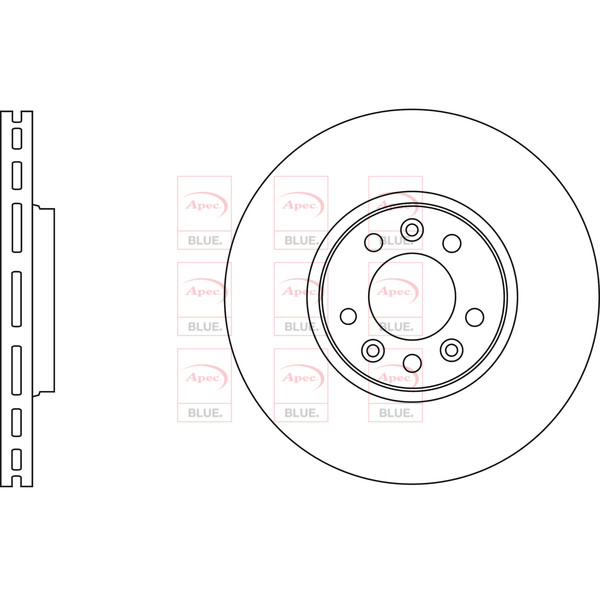 BRAKE DISC (FRONT) (SINGLE) image
