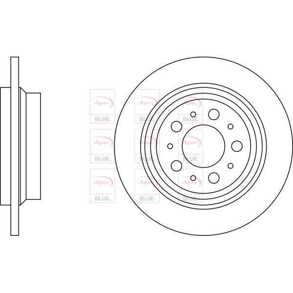 BRAKE DISC (REAR) (SINGLE) image