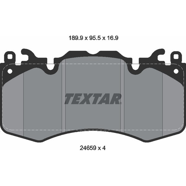 TEXTAR PC BRAKE PADS image
