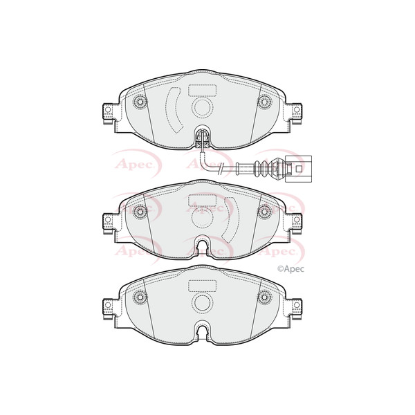 APEC BRAKE PADS (FRONT) (R90) image