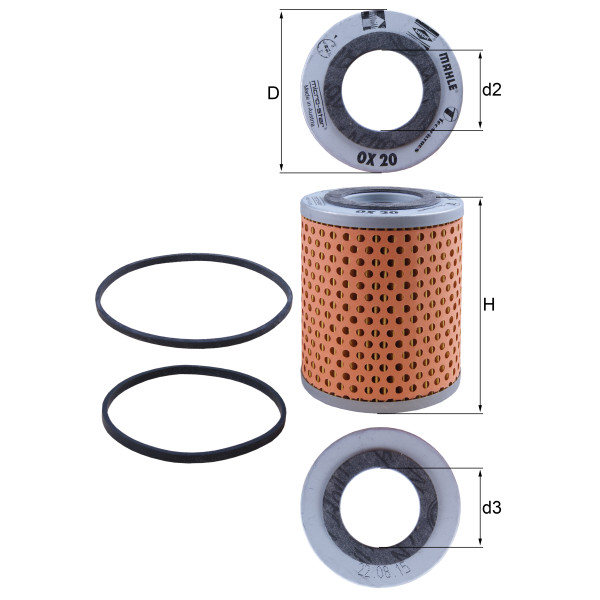 OIL FILTER - ELEMENT image