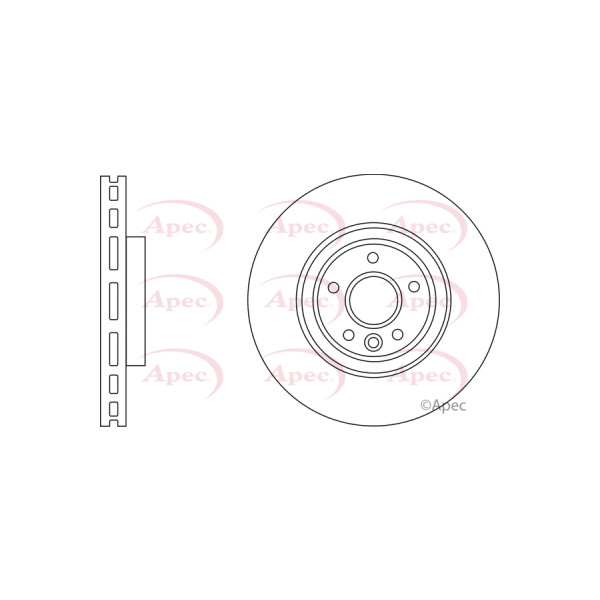 APEC BRAKE DISC (FRONT) (SINGLE) image