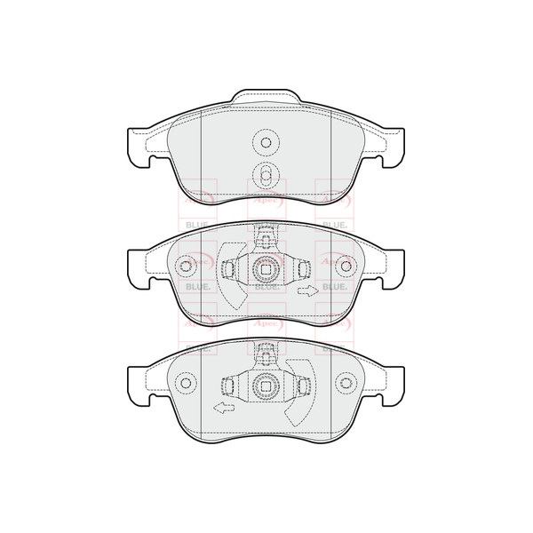 BRAKE PADS (FRONT) (R90) image