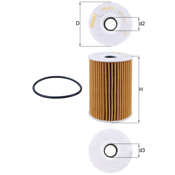 OIL FILTER - ELEMENT image