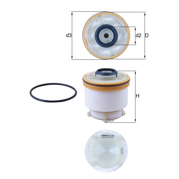 FUEL FILTER - ELEMENT image