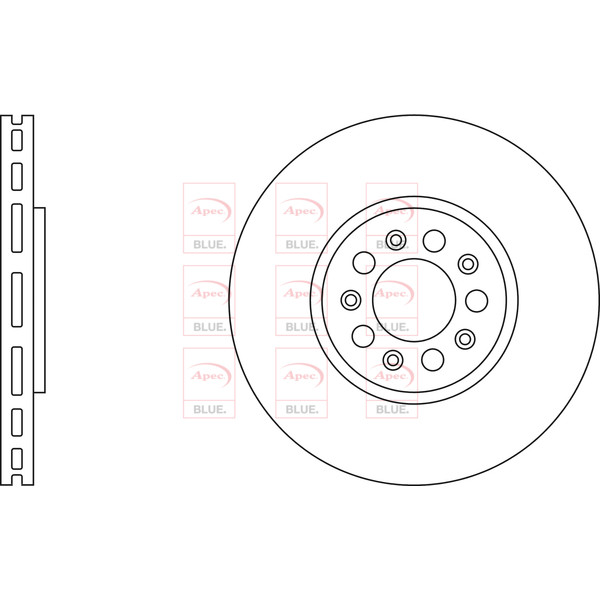 BRAKE DISC (FRONT) (SINGLE) image