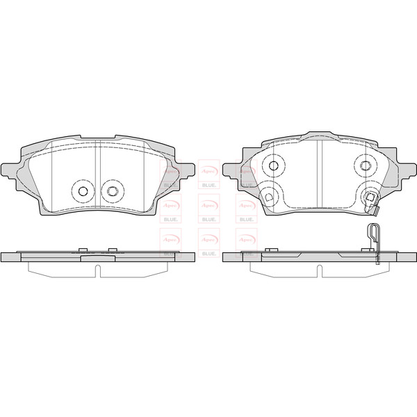 BRAKE PADS (REAR) (R90) image