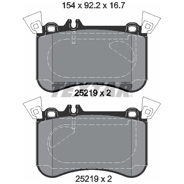 TEXTAR PC BRAKE PADS image