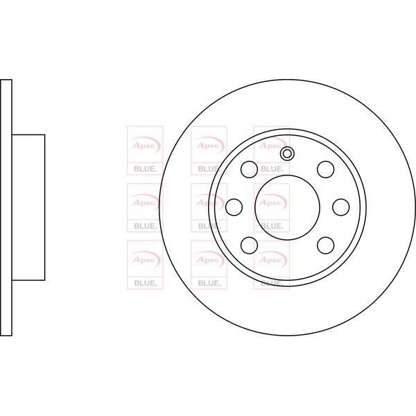 BRAKE DISC (FRONT) (SINGLE) image