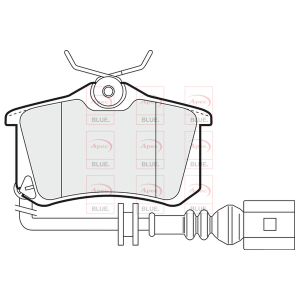 BRAKE PADS (REAR) (R90) image
