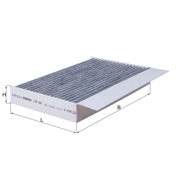 CABIN FILTER - CARBON ACTIVATED image
