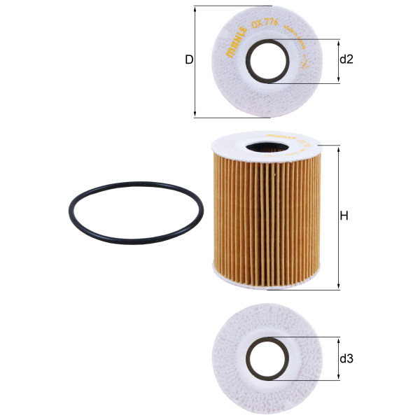 OIL FILTER - ELEMENT image