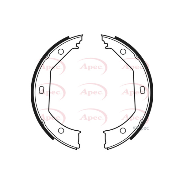 APEC BRAKE SHOES REAR image