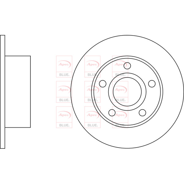 BRAKE DISC (REAR) (SINGLE) image