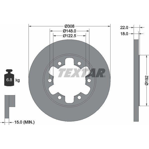 TEXTAR LCV DISCS image
