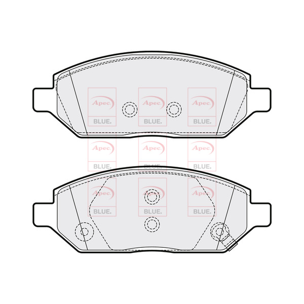 APEC BLUE BRAKE PADS (FRONT) (R90) image