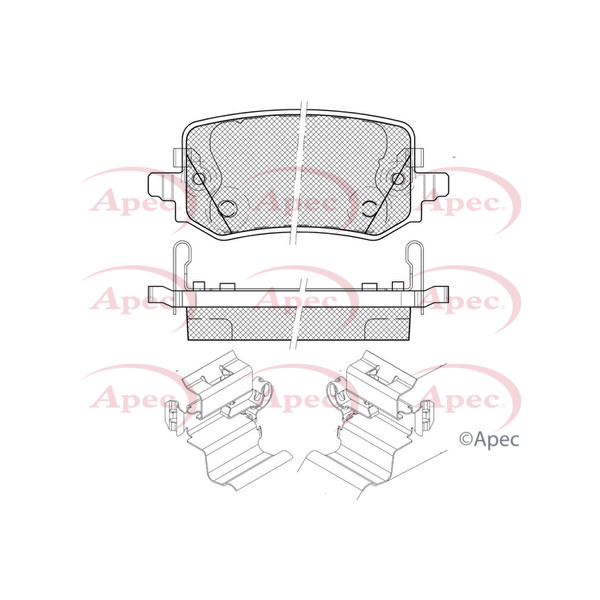 BRAKE PADS (REAR) (R90) image