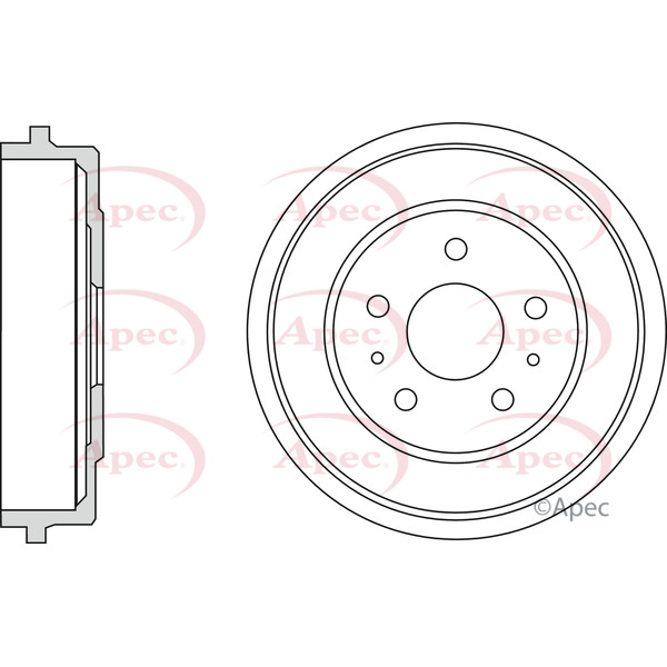 APEC BRAKE DRUM (SINGLE) image