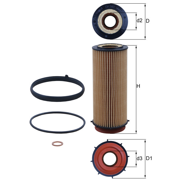 OIL FILTER - ELEMENT image