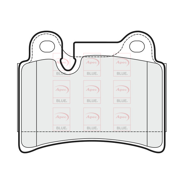 APEC BLUE BRAKE PADS (REAR) (R90) image