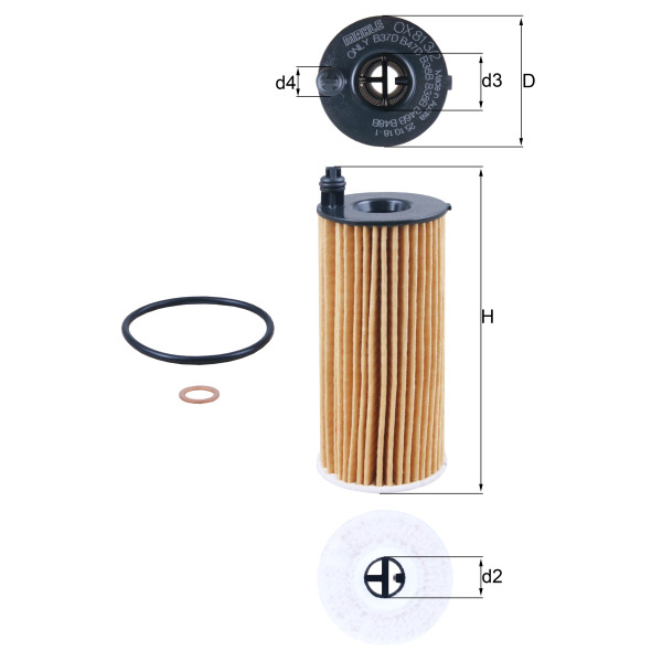 OIL FILTER - ELEMENT image