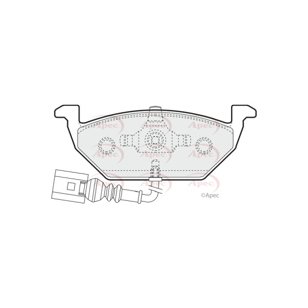 APEC BRAKE PADS (FRONT) (R90) image