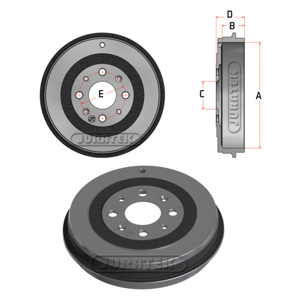 DRUM (REAR) - FIAT VAUXHALL image